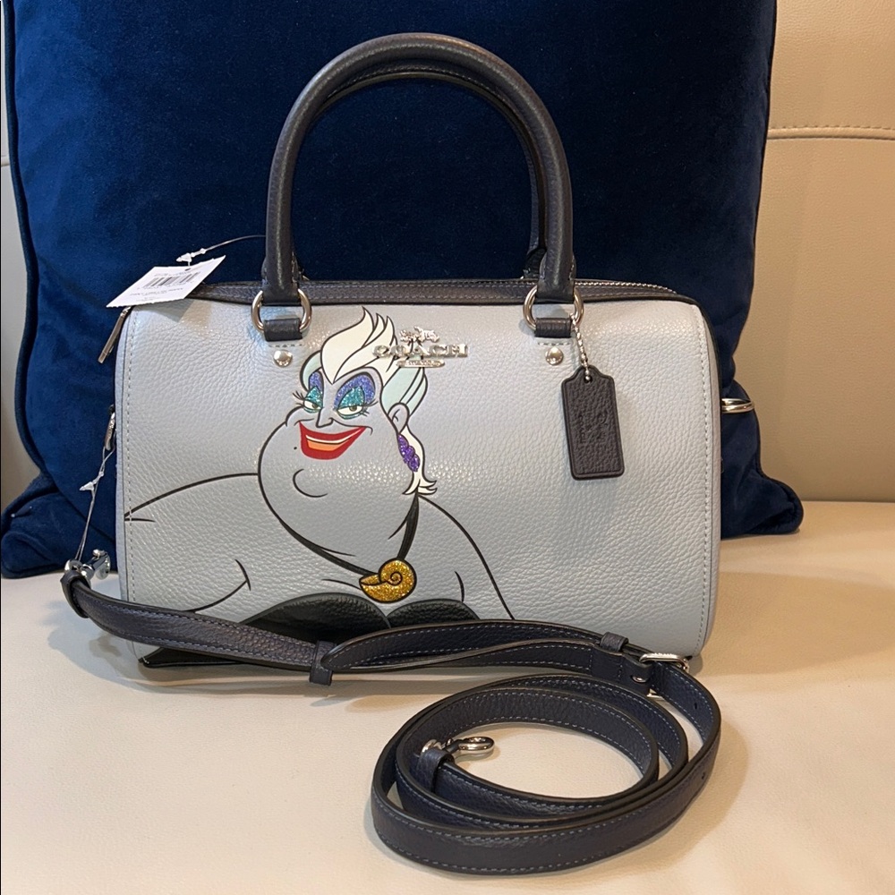 Coach Disney x Coach Rowan NWT Satchel with Ursula Motif - Picture 3 of 15